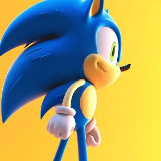 Blue Sonic wallpaper