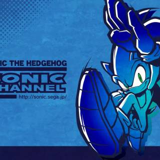 Blue Sonic wallpaper