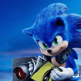 Blue Sonic wallpaper