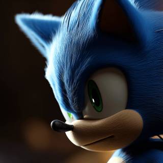 Blue Sonic wallpaper