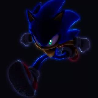 Blue Sonic wallpaper