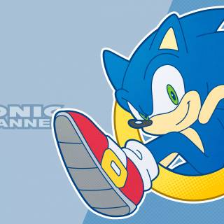 Blue Sonic wallpaper