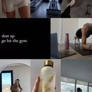 Fitness aesthetic wallpaper