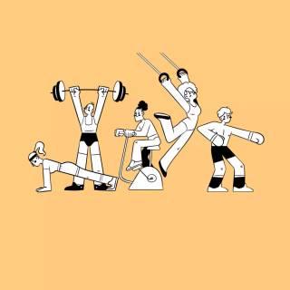 Fitness aesthetic wallpaper