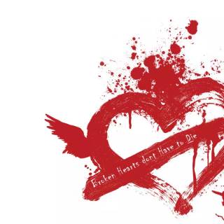 Shattered heart wallpaper
