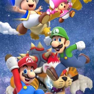 Mario and friends wallpaper