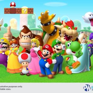 Mario and friends wallpaper