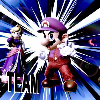 Mario and friends wallpaper