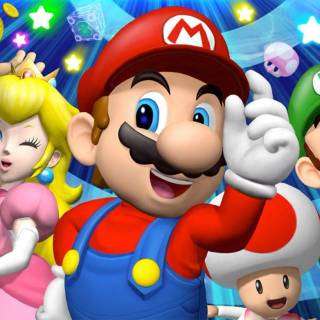 Mario and friends wallpaper