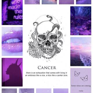 Cancer collage wallpaper