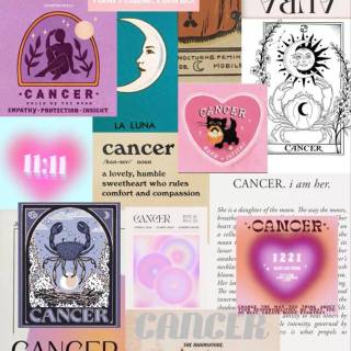Cancer collage wallpaper