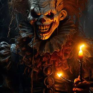 Clown horror wallpaper
