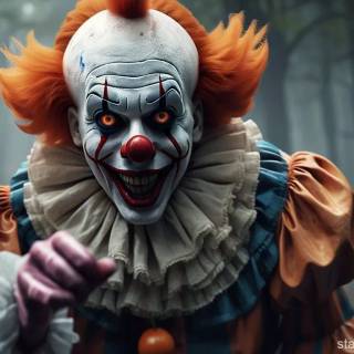 Clown horror wallpaper