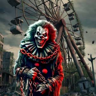 Clown horror wallpaper