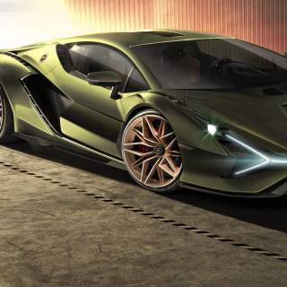 Hybrid car wallpaper