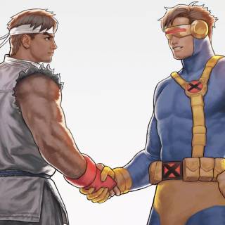 X-Men vs. Street Fighter wallpaper