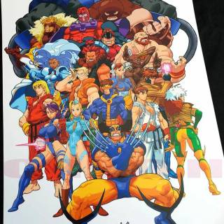 X-Men vs. Street Fighter wallpaper