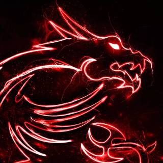 Red MSI wallpaper