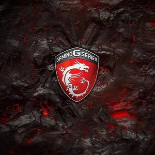 Red MSI wallpaper