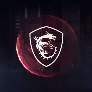 Red MSI wallpaper