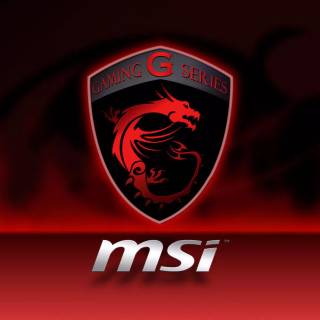 Red MSI wallpaper