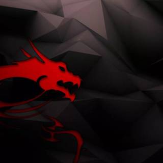Red MSI wallpaper