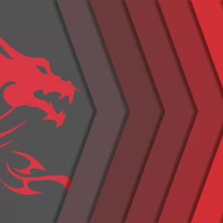 Red MSI wallpaper