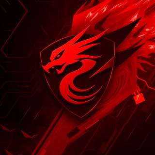 Red MSI wallpaper