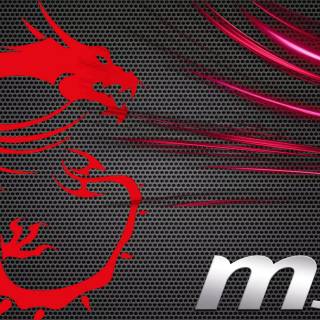 Red MSI wallpaper