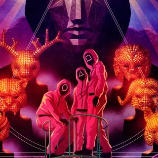 Squid Game 3D wallpaper