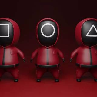 Squid Game 3D wallpaper