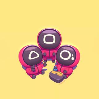 Squid Game 3D wallpaper