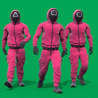 Squid Game 3D wallpaper