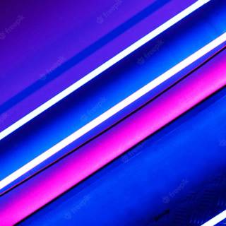 Blue led lights wallpaper