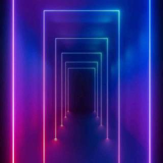 Blue led lights wallpaper