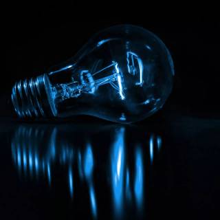 Blue led lights wallpaper