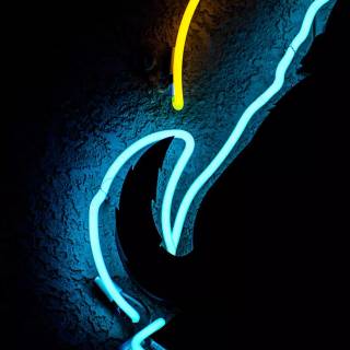 Blue led lights wallpaper