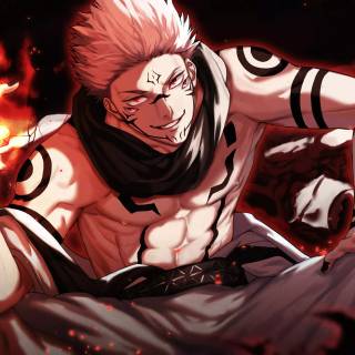 Sukuna eyes wallpaper