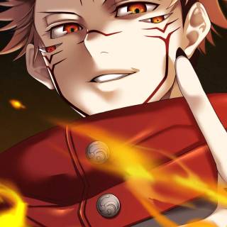 Sukuna eyes wallpaper