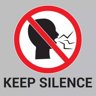 Keep silence wallpaper
