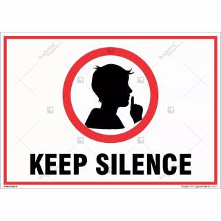 Keep silence wallpaper