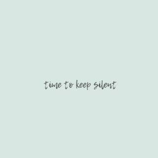 Keep silence wallpaper