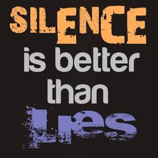 Keep silence wallpaper