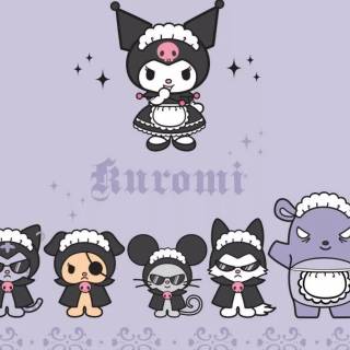 Dress Kuromi wallpaper