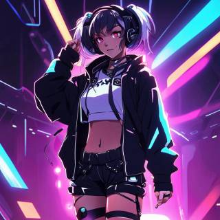 Rave girl wallpaper
