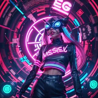 Rave girl wallpaper