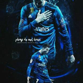 Ronaldo blue jersey wallpaper