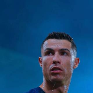 Ronaldo blue jersey wallpaper