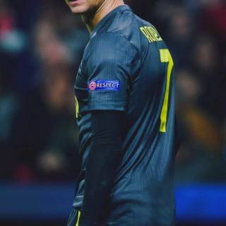 Ronaldo blue jersey wallpaper