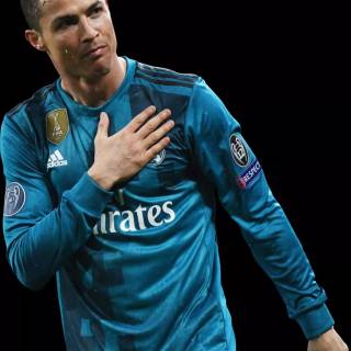 Ronaldo blue jersey wallpaper